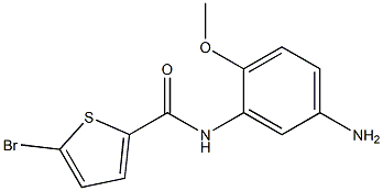 N-(5-amino-2-methoxyphenyl)-5-bromothiophene-2-carboxamide Structure