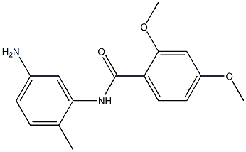 N-(5-amino-2-methylphenyl)-2,4-dimethoxybenzamide 구조식 이미지