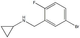 N-(5-bromo-2-fluorobenzyl)-N-cyclopropylamine 구조식 이미지