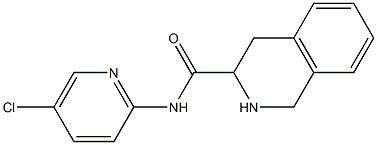 N-(5-chloropyridin-2-yl)-1,2,3,4-tetrahydroisoquinoline-3-carboxamide Structure