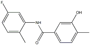 N-(5-fluoro-2-methylphenyl)-3-hydroxy-4-methylbenzamide Structure