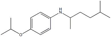 N-(5-methylhexan-2-yl)-4-(propan-2-yloxy)aniline 구조식 이미지