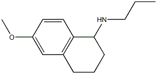 N-(6-methoxy-1,2,3,4-tetrahydronaphthalen-1-yl)-N-propylamine Structure