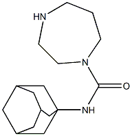 N-(adamantan-1-yl)-1,4-diazepane-1-carboxamide 구조식 이미지