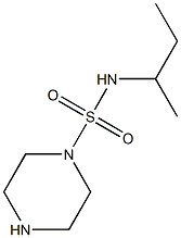 N-(butan-2-yl)piperazine-1-sulfonamide 구조식 이미지