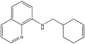 N-(cyclohex-3-en-1-ylmethyl)quinolin-8-amine 구조식 이미지