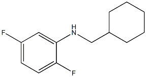 N-(cyclohexylmethyl)-2,5-difluoroaniline Structure