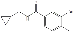 N-(cyclopropylmethyl)-3-hydroxy-4-methylbenzamide Structure