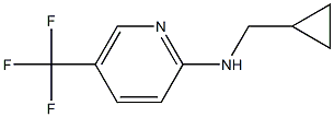 N-(cyclopropylmethyl)-5-(trifluoromethyl)pyridin-2-amine 구조식 이미지