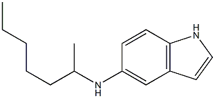 N-(heptan-2-yl)-1H-indol-5-amine 구조식 이미지