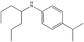 N-(heptan-4-yl)-4-(propan-2-yl)aniline Structure