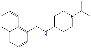 N-(naphthalen-1-ylmethyl)-1-(propan-2-yl)piperidin-4-amine Structure