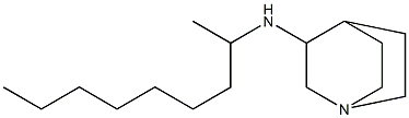 N-(nonan-2-yl)-1-azabicyclo[2.2.2]octan-3-amine 구조식 이미지