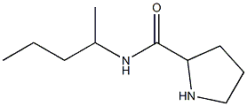 N-(pentan-2-yl)pyrrolidine-2-carboxamide 구조식 이미지