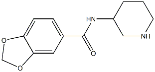 N-(piperidin-3-yl)-2H-1,3-benzodioxole-5-carboxamide Structure