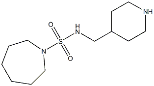 N-(piperidin-4-ylmethyl)azepane-1-sulfonamide 구조식 이미지