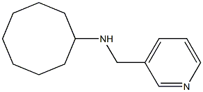 N-(pyridin-3-ylmethyl)cyclooctanamine Structure