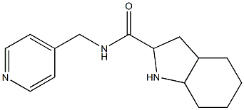 N-(pyridin-4-ylmethyl)-octahydro-1H-indole-2-carboxamide Structure