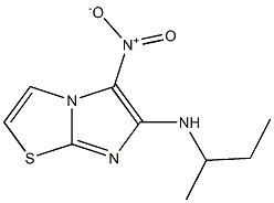 N-(sec-butyl)-5-nitroimidazo[2,1-b][1,3]thiazol-6-amine 구조식 이미지