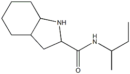 N-(sec-butyl)octahydro-1H-indole-2-carboxamide Structure