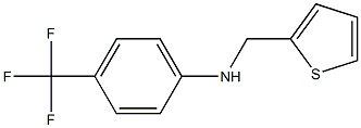 N-(thiophen-2-ylmethyl)-4-(trifluoromethyl)aniline Structure