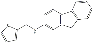 N-(thiophen-2-ylmethyl)-9H-fluoren-2-amine 구조식 이미지