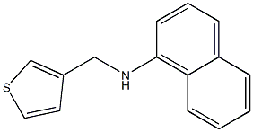 N-(thiophen-3-ylmethyl)naphthalen-1-amine 구조식 이미지