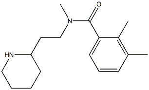 N,2,3-trimethyl-N-[2-(piperidin-2-yl)ethyl]benzamide 구조식 이미지