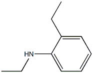 N,2-diethylaniline 구조식 이미지