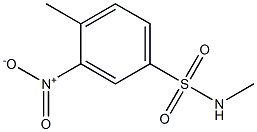 N,4-dimethyl-3-nitrobenzene-1-sulfonamide 구조식 이미지