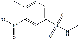 N,4-dimethyl-3-nitrobenzene-1-sulfonamide Structure