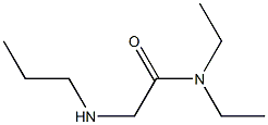 N,N-diethyl-2-(propylamino)acetamide 구조식 이미지