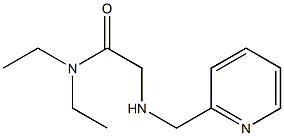 N,N-diethyl-2-[(pyridin-2-ylmethyl)amino]acetamide Structure