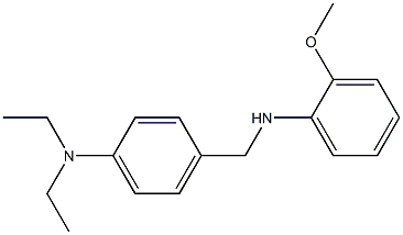 N,N-diethyl-4-{[(2-methoxyphenyl)amino]methyl}aniline 구조식 이미지