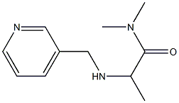 N,N-dimethyl-2-[(pyridin-3-ylmethyl)amino]propanamide 구조식 이미지