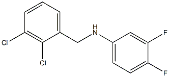 N-[(2,3-dichlorophenyl)methyl]-3,4-difluoroaniline Structure