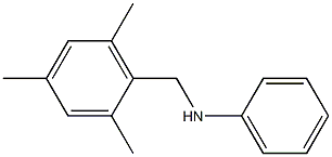 N-[(2,4,6-trimethylphenyl)methyl]aniline 구조식 이미지