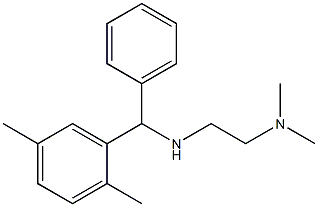 N'-[(2,5-dimethylphenyl)(phenyl)methyl]-N,N-dimethylethane-1,2-diamine Structure