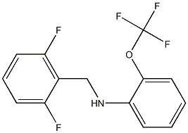 N-[(2,6-difluorophenyl)methyl]-2-(trifluoromethoxy)aniline 구조식 이미지