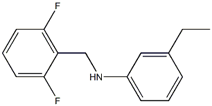 N-[(2,6-difluorophenyl)methyl]-3-ethylaniline 구조식 이미지