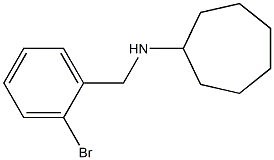 N-[(2-bromophenyl)methyl]cycloheptanamine 구조식 이미지