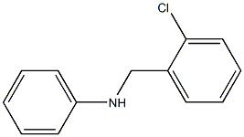 N-[(2-chlorophenyl)methyl]aniline Structure