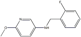 N-[(2-fluorophenyl)methyl]-6-methoxypyridin-3-amine 구조식 이미지