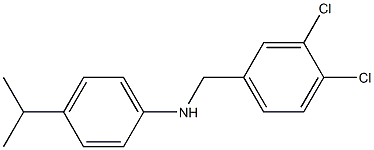 N-[(3,4-dichlorophenyl)methyl]-4-(propan-2-yl)aniline Structure