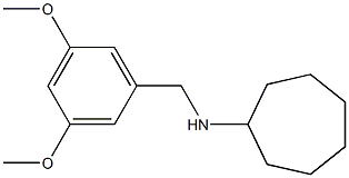 N-[(3,5-dimethoxyphenyl)methyl]cycloheptanamine Structure