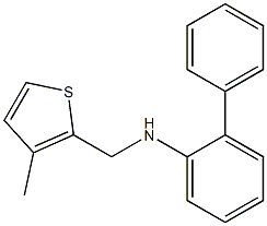 N-[(3-methylthiophen-2-yl)methyl]-2-phenylaniline 구조식 이미지