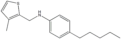 N-[(3-methylthiophen-2-yl)methyl]-4-pentylaniline 구조식 이미지