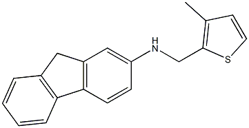 N-[(3-methylthiophen-2-yl)methyl]-9H-fluoren-2-amine 구조식 이미지