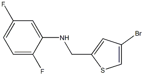 N-[(4-bromothiophen-2-yl)methyl]-2,5-difluoroaniline Structure