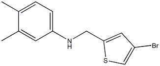 N-[(4-bromothiophen-2-yl)methyl]-3,4-dimethylaniline 구조식 이미지